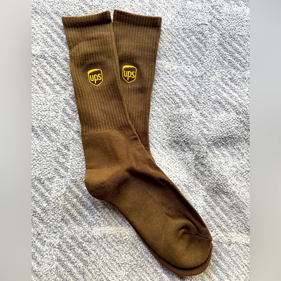 UPS 6 pack crew socks with logo - Picture 1 of 2